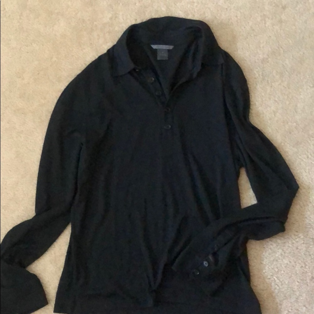 John Varvatos black men’s polo